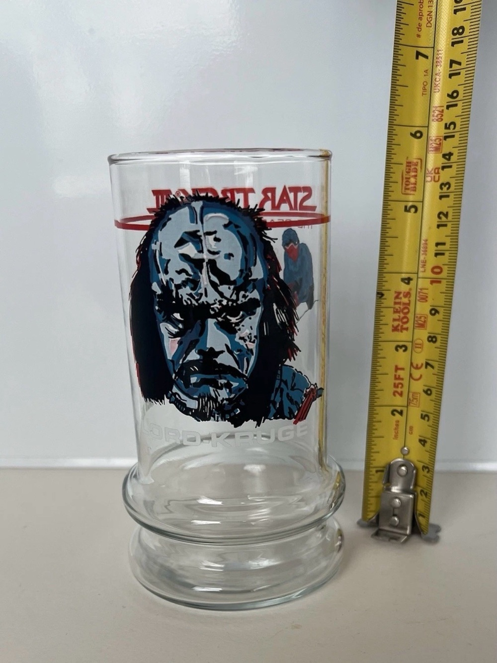 VTG Star Trek 111 1984 The Search for Spock Lord Kruge Glass Taco Bell